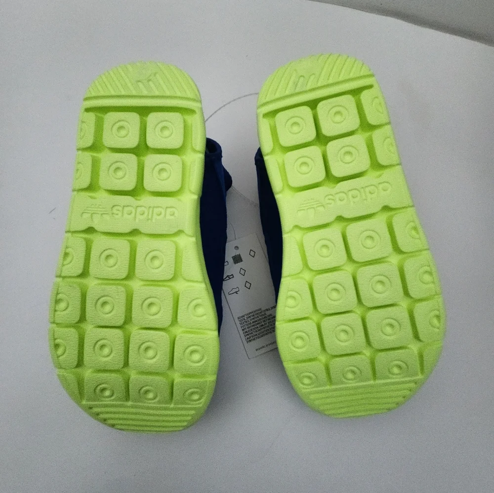 Adidas 360 Sandals Toddler Boys Royal Blue Lime Green Size 13.5 K